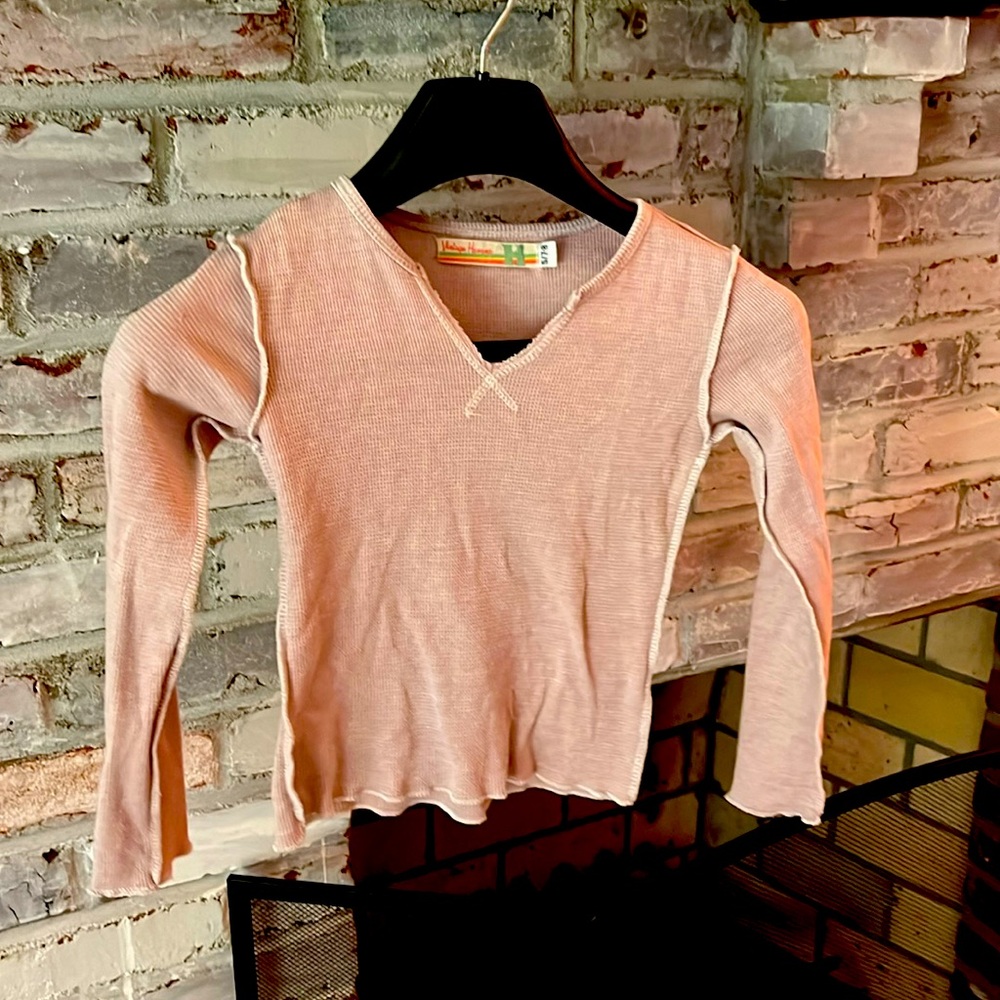 Vintage Havana Waffle Knit LS Tee